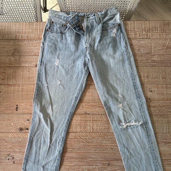 Levis 501 Skinny Jeans | Size 27 - Picture 1 of 4